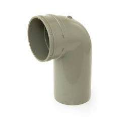 Solvent Weld Single Socket Bend 90° x 110mm Olive Grey