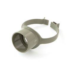 Solvent Weld Strap Boss - 110mm Olive Grey