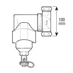 Spirotrap MB3 Dirt Separator - 22mm Compression