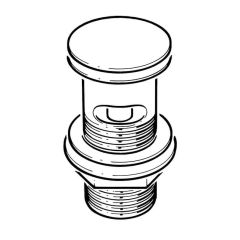 Sprung Chrome Slotted 3.1/2" Tail Slotted 1.1/4"