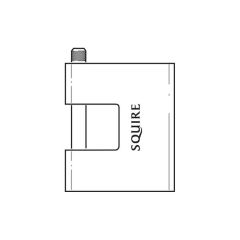 Squire - Commercial Padlock - ASWL2 - 80 mm Armoured Steel