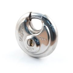 Squire Round Padlock DCL1KA Stainless Steel 70mm