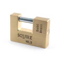 Squire - Commercial Padlock - WL3 - 90 mm Solid Brass