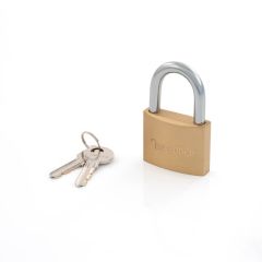 Defender Solid Brass Padlock - 50mm Keyed Alike