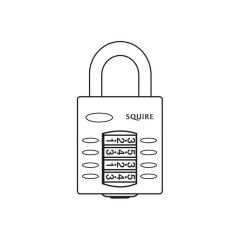 Squire - Squire CP40 -Combination Lock