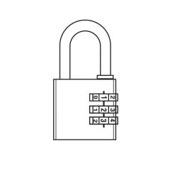 Defender by Squire Combination Padlock - 20 mm Body