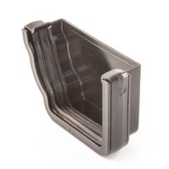 Stop End External Left Hand - Square High Capacity - Black