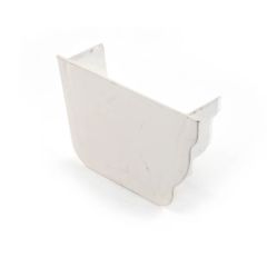 Stop End Internal Left Hand - Square High Capacity - White