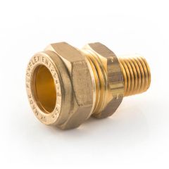 Straight Adaptor UK Compression - 10mm x 1/2"