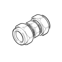 Straight Coupler UK Compression - 12mm