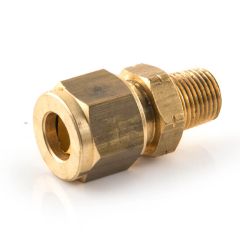 Straight Adaptor UK Compression - 6mm x 1/4"