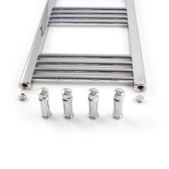 Straight Towel Rail Chrome Plated 1000 x 400mm, 274W