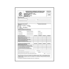 StT/UP/1A Certificate of Strength Testing of Gas Installations to IGEM/UP/1A Edition 2