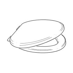 Tango Toilet Seat - White