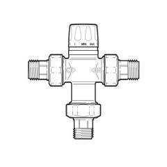 Caleffi Tempering Valve Safety Temperature Reduction - 1/2" BSP