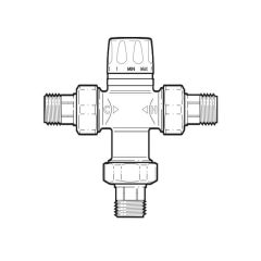 Caleffi Tempering Valve Safety Temperature Reduction - 1/2" BSP