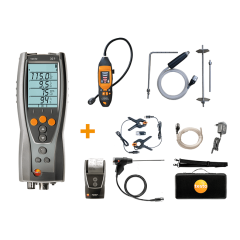 Testo 327-1 Flue Gas Analyser with 316-1 Gas Leak Detector, Advanced CPA1 Kit