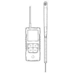 Testo 416 Compact Class Vane Anemometer