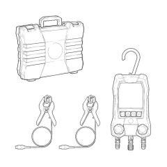 Testo 550S Digital Refrigeration Manifold Set - Basic