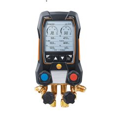 Testo 557s Digital Refrigeration Manifold Set with Filling Hoses