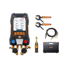 Testo 558s Digital Refrigeration Manifold with Filling Hoses Set