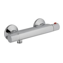 Wall Mounted Thermostatic Bar Shower Valve - Chrome