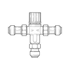 Thermostatic Mixing Valve TMV 2/3 - 15mm Push-fit