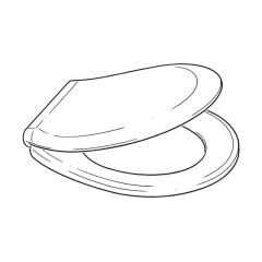 Topol Toilet Seat - Black