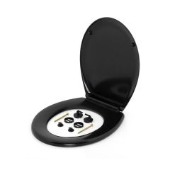 Topol Toilet Seat - Black