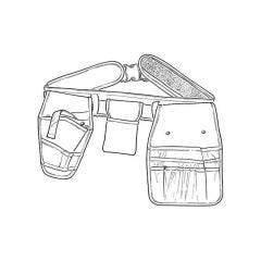 Tried + Tested Tool Belt with Drill Holster