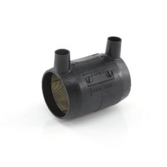 Universal Electrofusion Straight Coupler - 40mm Black