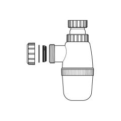 Viva Easi-Flo Telescopic Bottle Trap - 1.1/4"/32mm