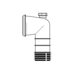 Viva Easy-Fit Toilet Pan Connector 90° Angle 32mm Boss