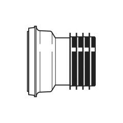 Viva Easy-Fit Straight Toilet Pan Connector