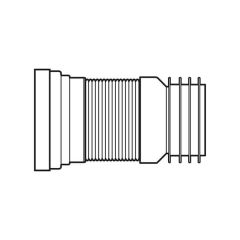 Viva Slinky-Fit Mini Flexible Toilet Pan Connector