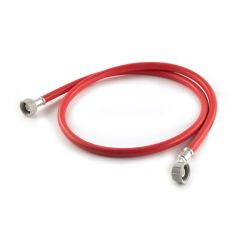 Washing Machine Inlet Hose - 3/4" x 1.5m Red