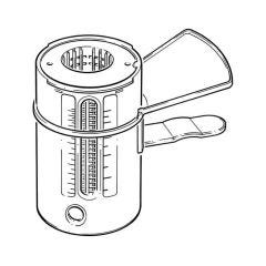 Water Flow Cup Weir Gauge Dual Measure