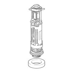 Wirquin One Mechanical Dual Flush Valve