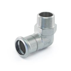 Xpress Stainless Elbow Connector - 22mm x 3/4" BSP TM