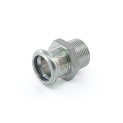 Xpress Stainless Straight Connector 15mm x 1/2" BSP TM