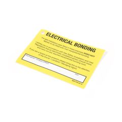 Electrical Bonding Label