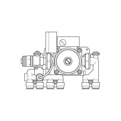 Polypipe Underfloor Heating 2 Circuit Unit