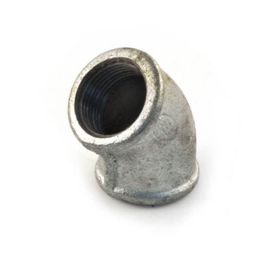 Equal Elbow 45° - 1.1/2" F x F Galvanised