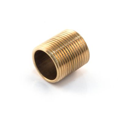 Brass Threaded Close Taper Nipple - 1/2"