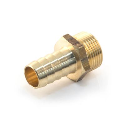 Brass Threaded Hose Tail Adaptor - 1/2" BSP PM x 13mm