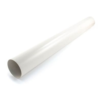 Extended Duct - 1m x 100mm, White