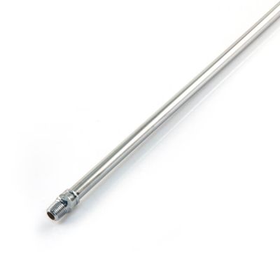 Gas Fire Tube - 1m x 8mm Chrome Plated