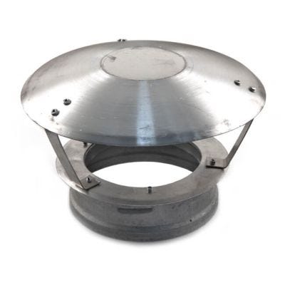 Schiedel B Vent Fabricated Aluminium Raincap - 100mm