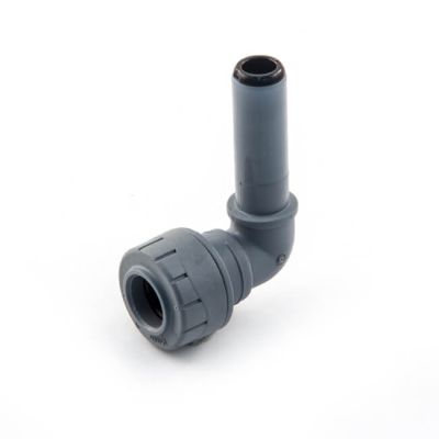 Polyplumb Spigot Elbow - 15mm Grey