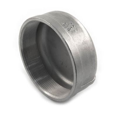 Screwed S/Stee Round Blanking Cap 2.1/2" BSP F